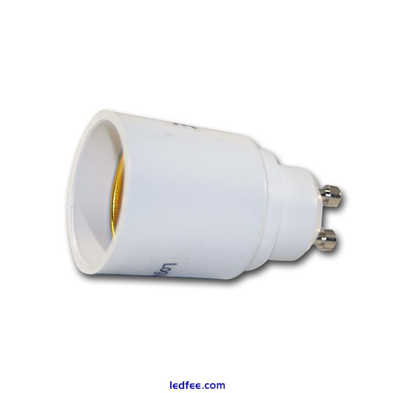 Lampensockel Adapter E27 zu GU10 Leuchtmitteladapter Adaptersockel LED Konverter 0 