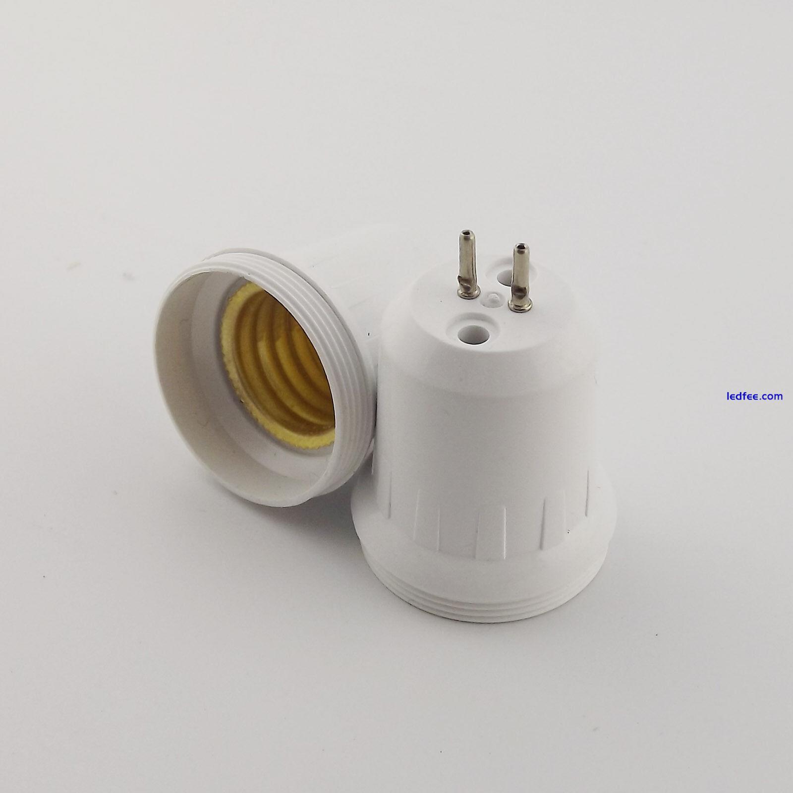 1x MR16 Lamp Socket to E17 Screw Thread LED Bulb Base Converter Adapter Holder 4 