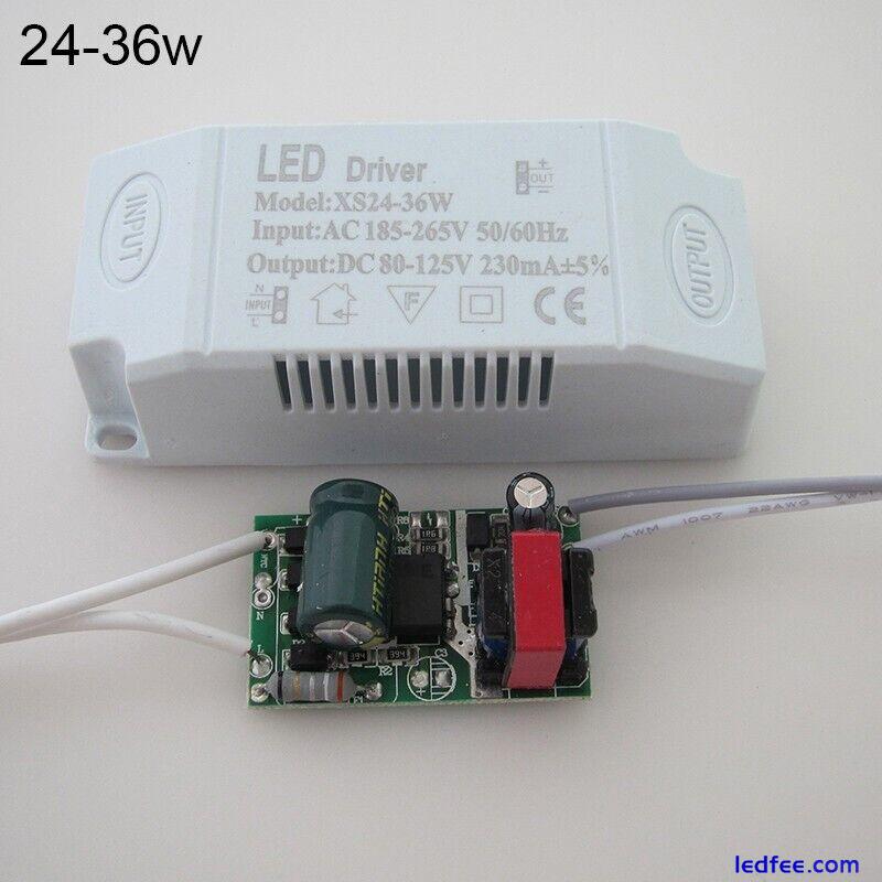 LED Driver 8-24W, 24-36W, 36-48W, 24-40W Ceilling Light Transformer Supply 5 