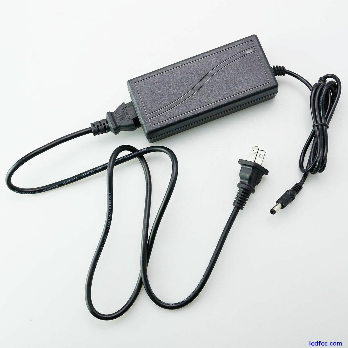 AC/DC 12V 5A Power Supply Adapter Transformer For 5050/3528 LED Strip Light 60W 1 