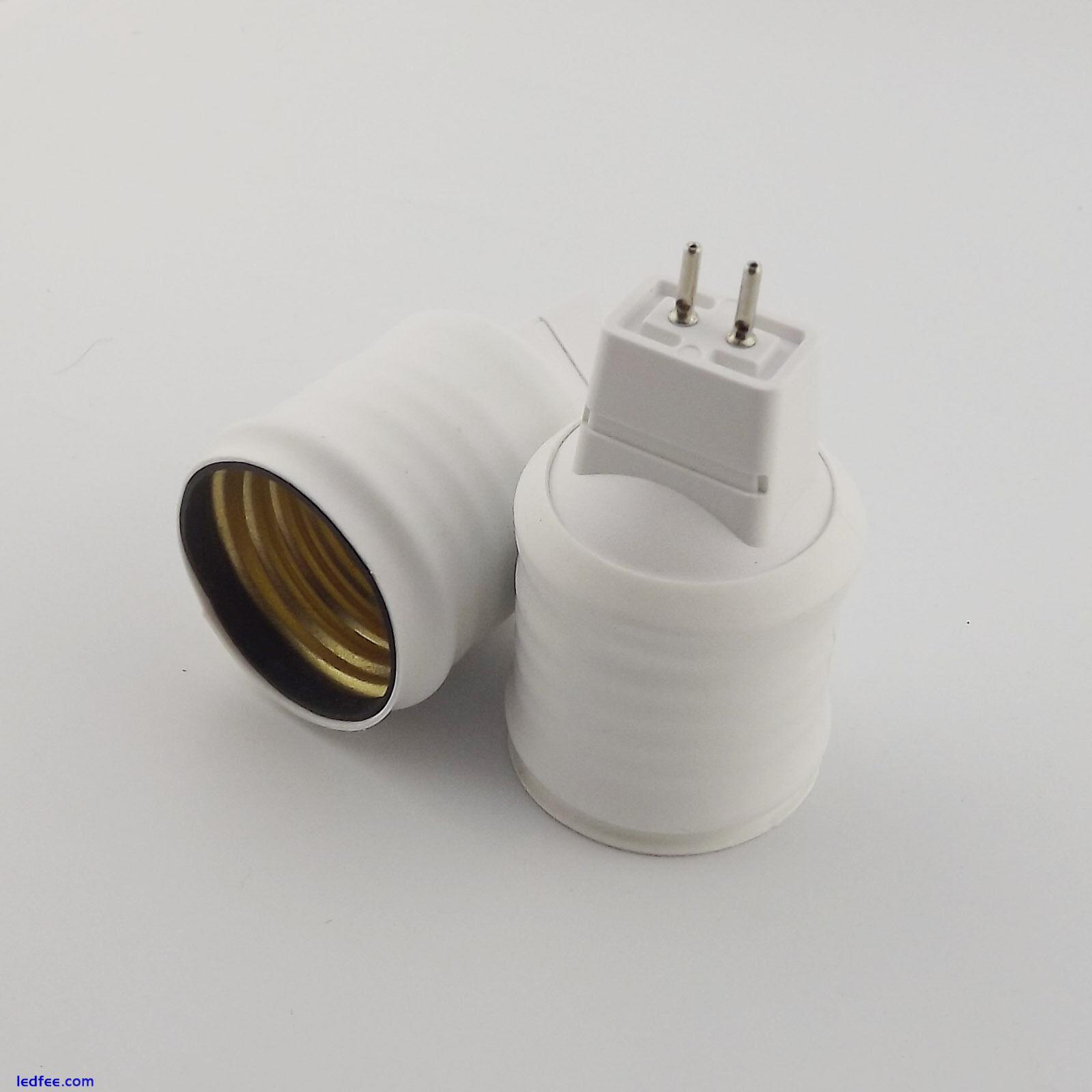 1pcs MR16 Lamp Socket to E27 Screw Thread LED Bulb Base Converter Adapter Holder 1 