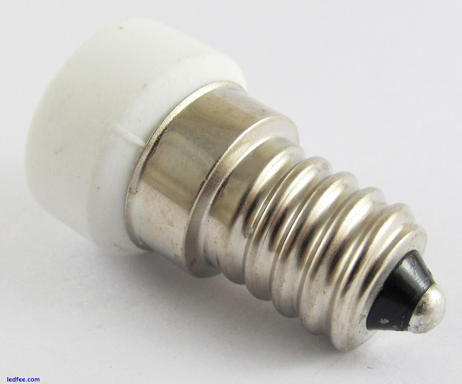 10x E14 Male to MR16 Female Socket Base LED Halogen CFL Light Bulb Lamp Adapter 0 