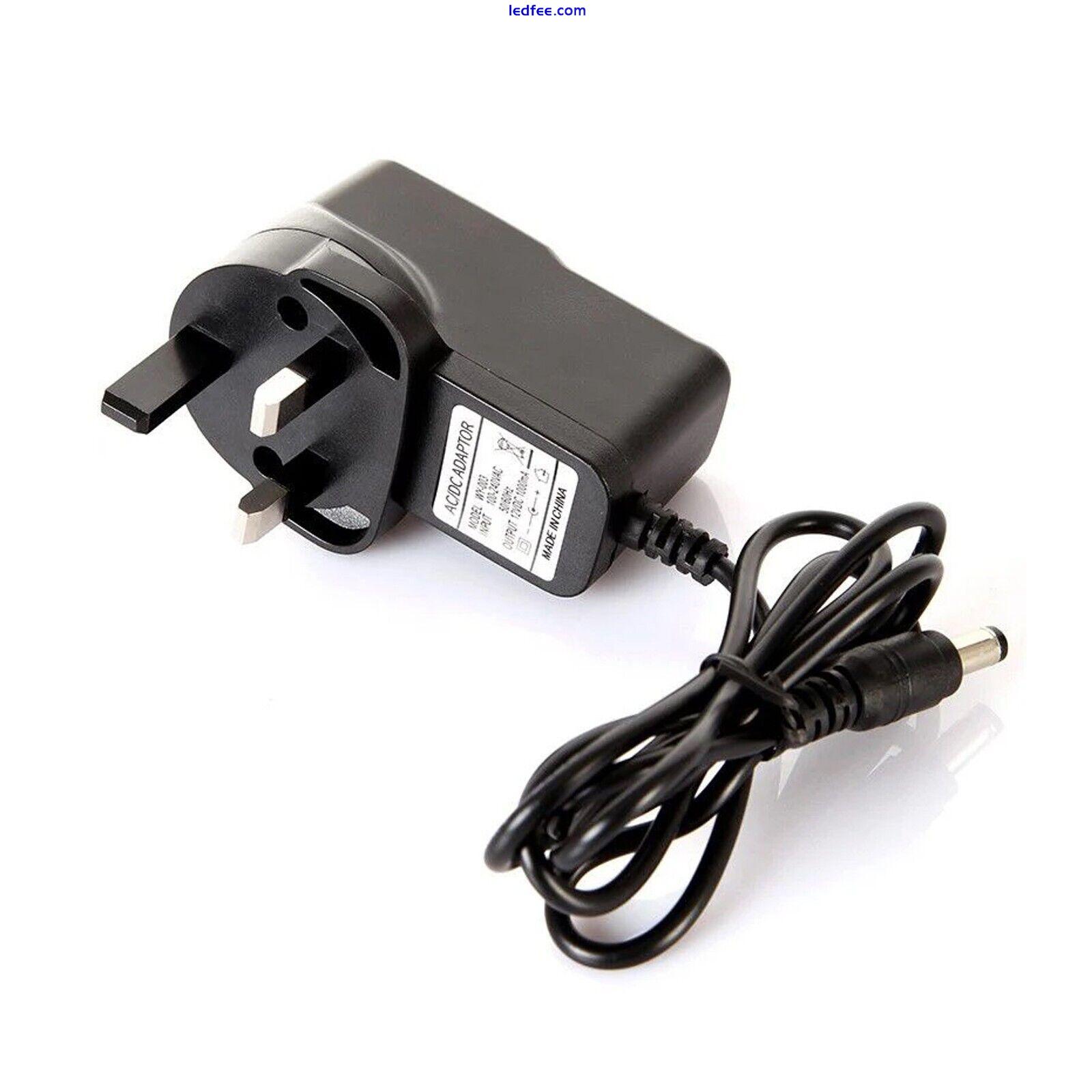 12V 1A AC / DC Adapter Charger Power Supply UK Plug for LED light CCTV Camera 4 