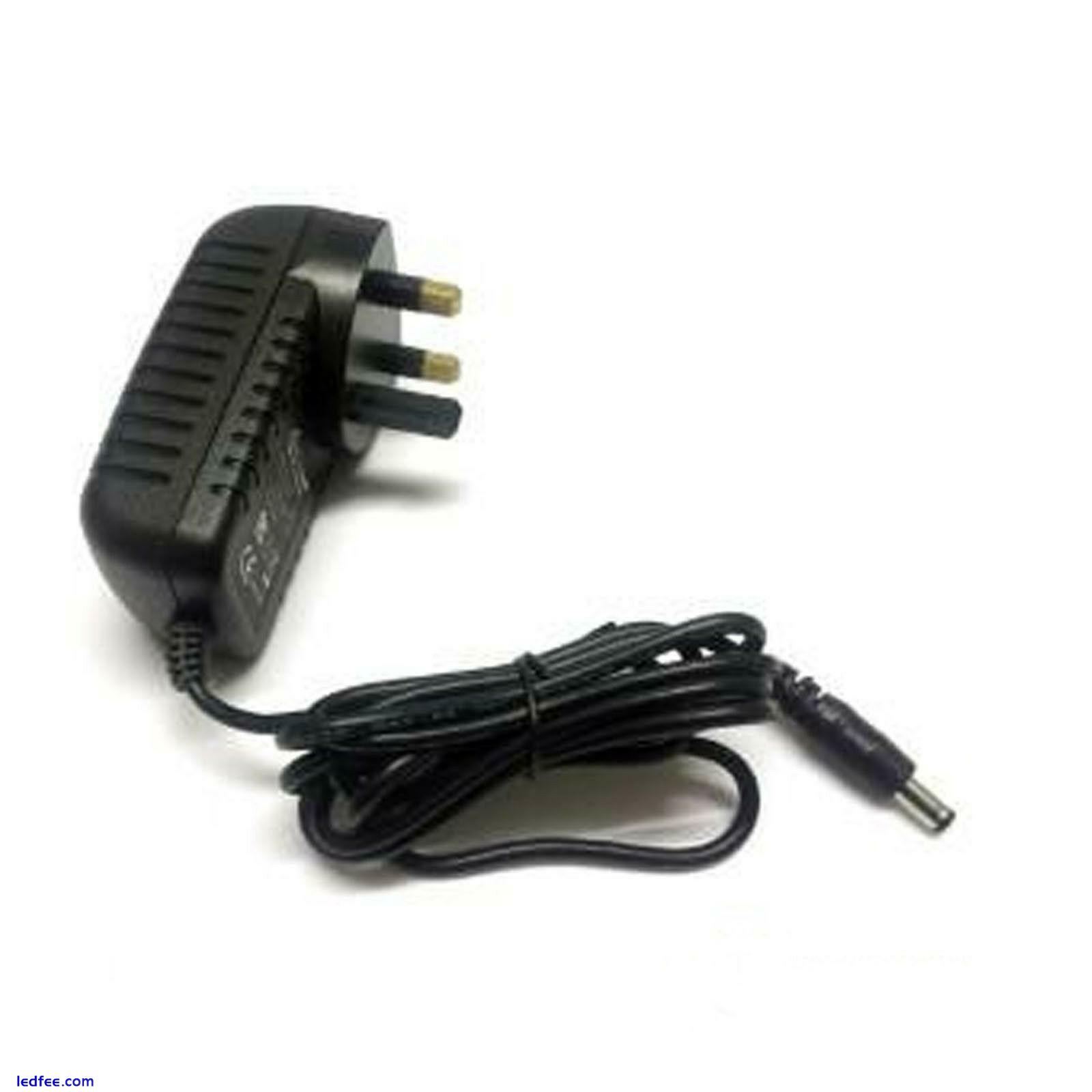 12V 1A DC UK Plug Power Supply Adaptor Transformer for LED Strips, CCTV TV. 12W 3 