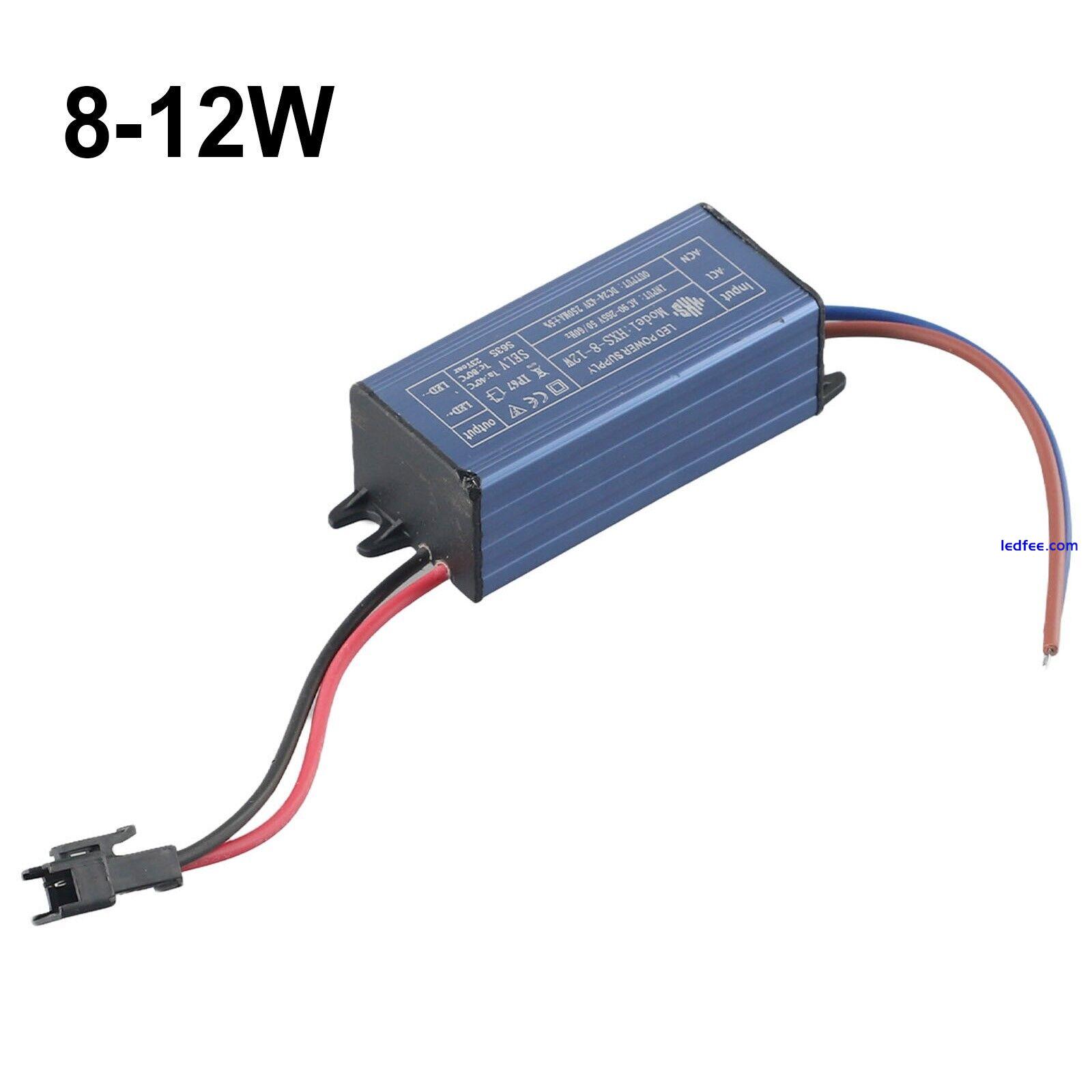 Waterproof LED Driver Power Supply Convert 30W 3W 4-7W 50W 8-12W Adapter 1 