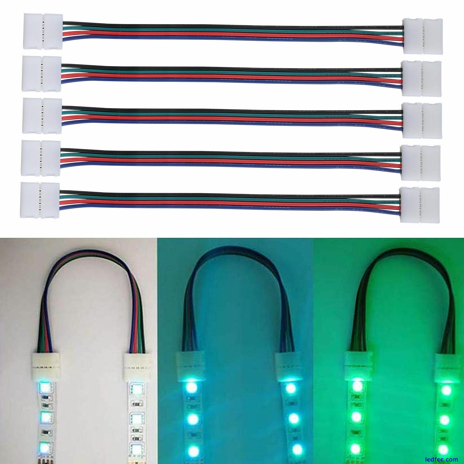 75Pcs/set 4Pin RGB 5050 LED Connector LED Strip Connectors Accessories Kit 2 