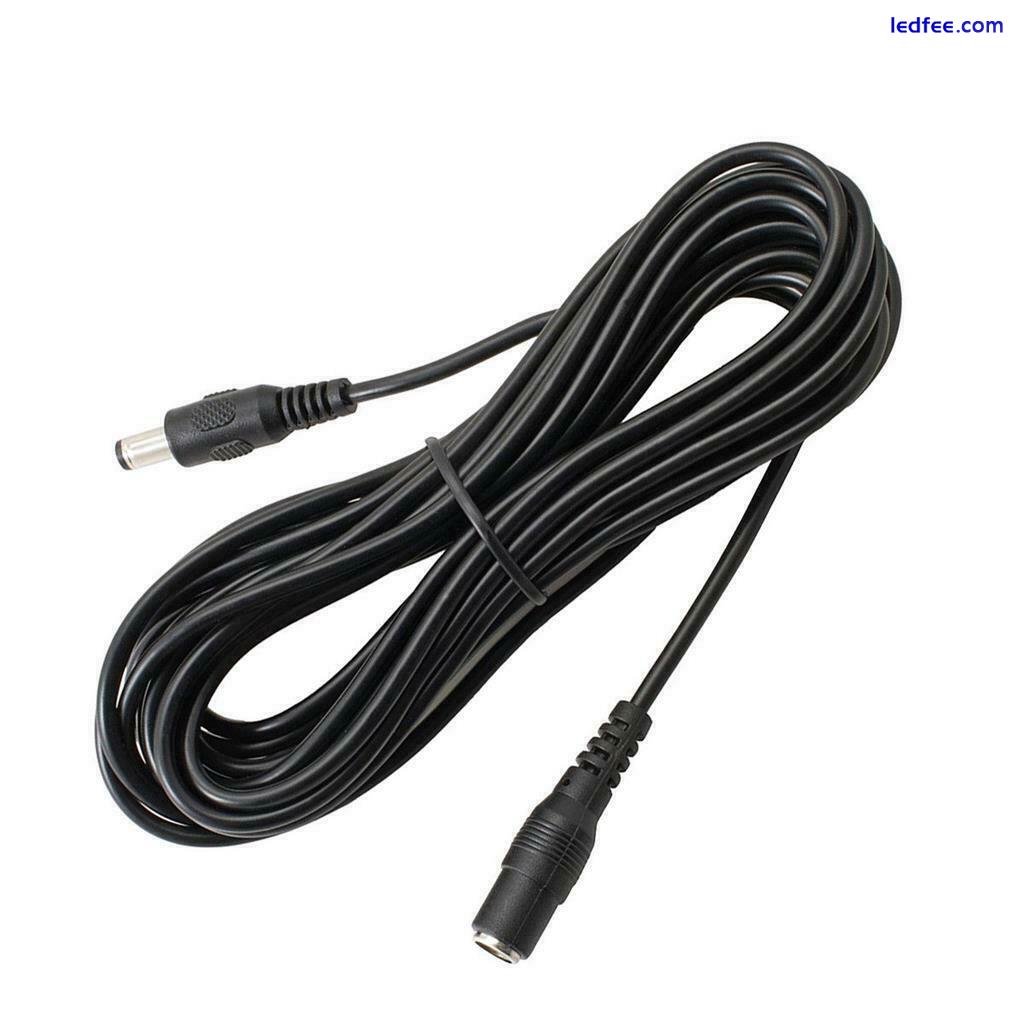 12V DC POWER EXTENSION CABLE 5.5 x 2.1mm for CCTV CAMERA / LED / DVR / PSU LEAD 4 