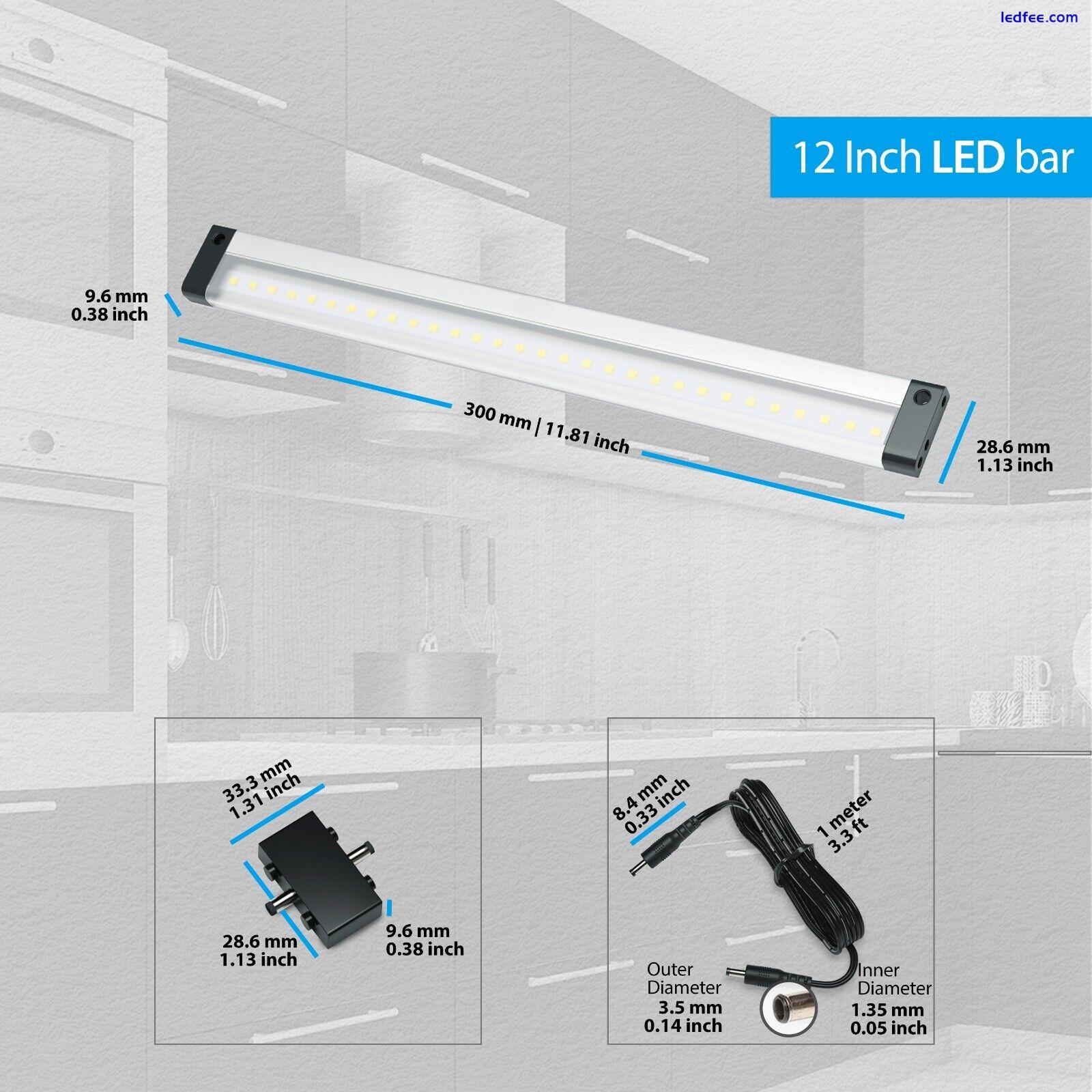 EShine LED Lighting Bar Panel Under Cabinet with No IR sensor with Accessories 3 