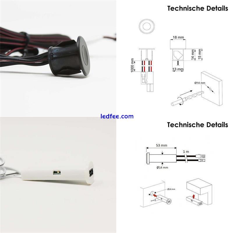 LED Schalter, Dimmer, Sensor, PIR, speziell für LED Stripes und Lichtleisten 3 