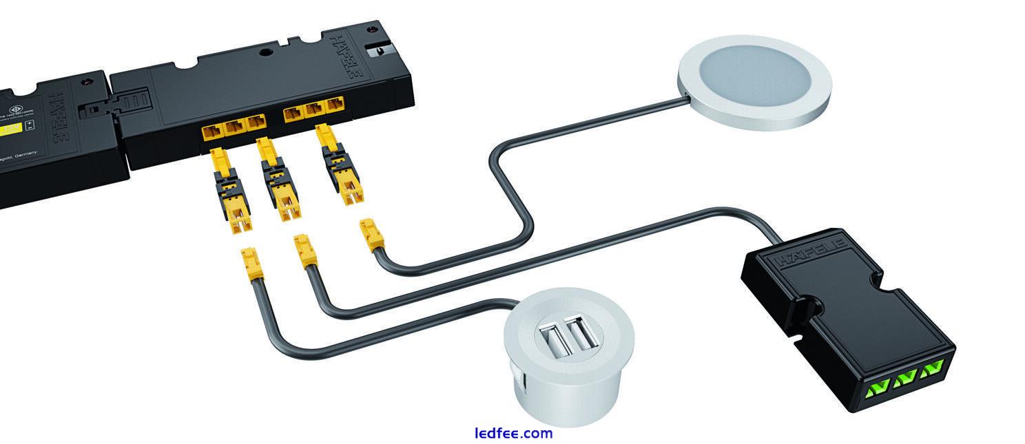 Hafele Adapter Loox to Loox5 / Loox5 to Loox connect Lights/Accessories to Drive 5 