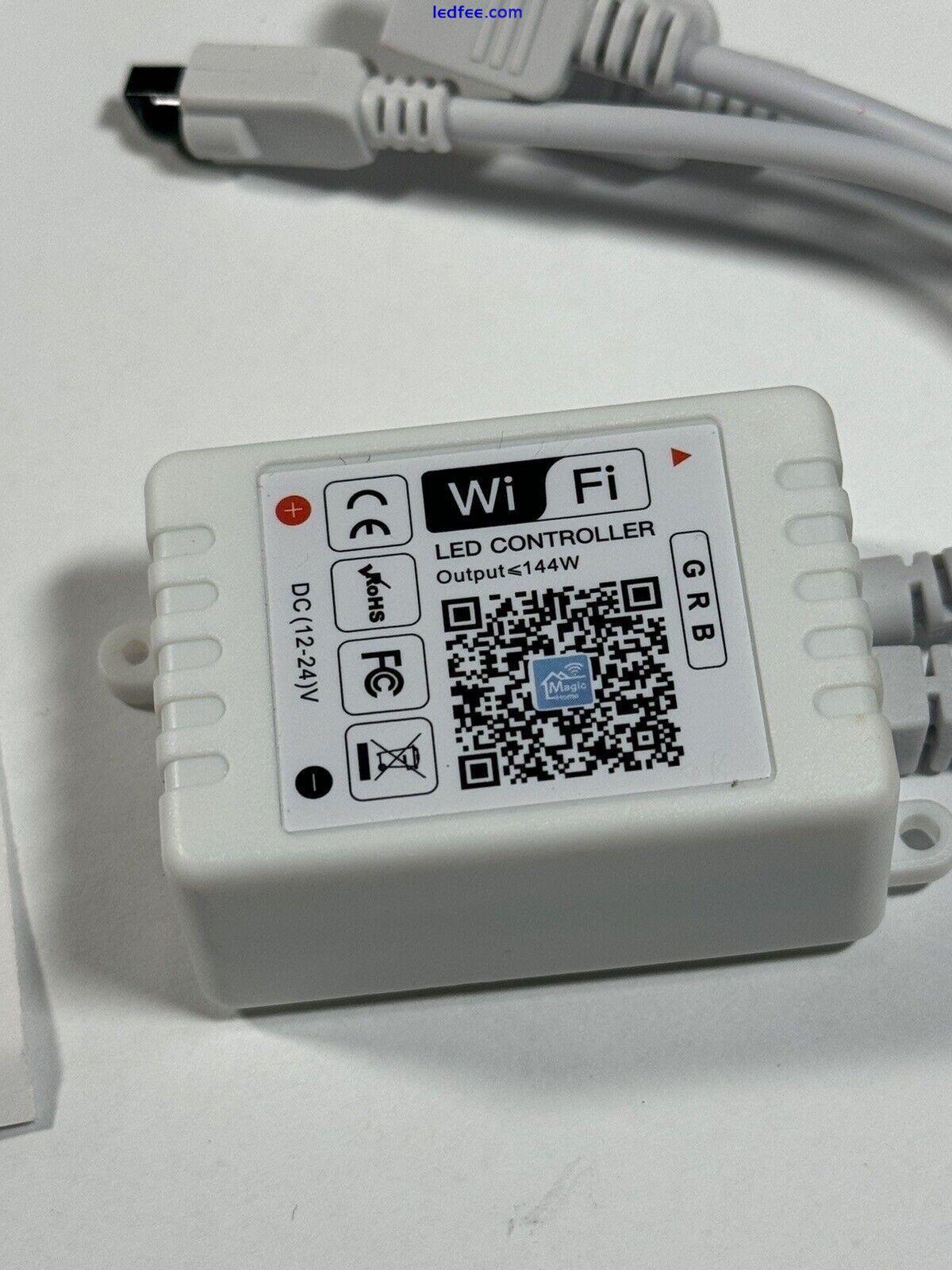 WiFi + IR 24 Keys RGB LED Controllers + Accessories 1 