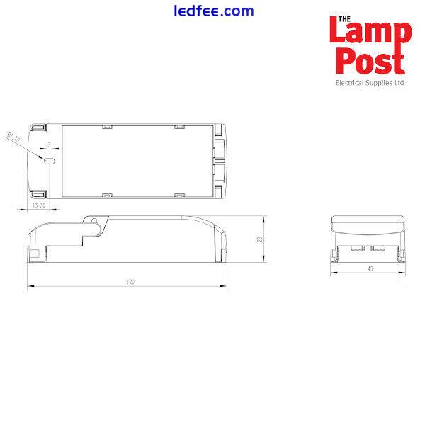 ML 25W350DA IP20 350mA 25W LED Dimmable Driver - Constant Current 0 