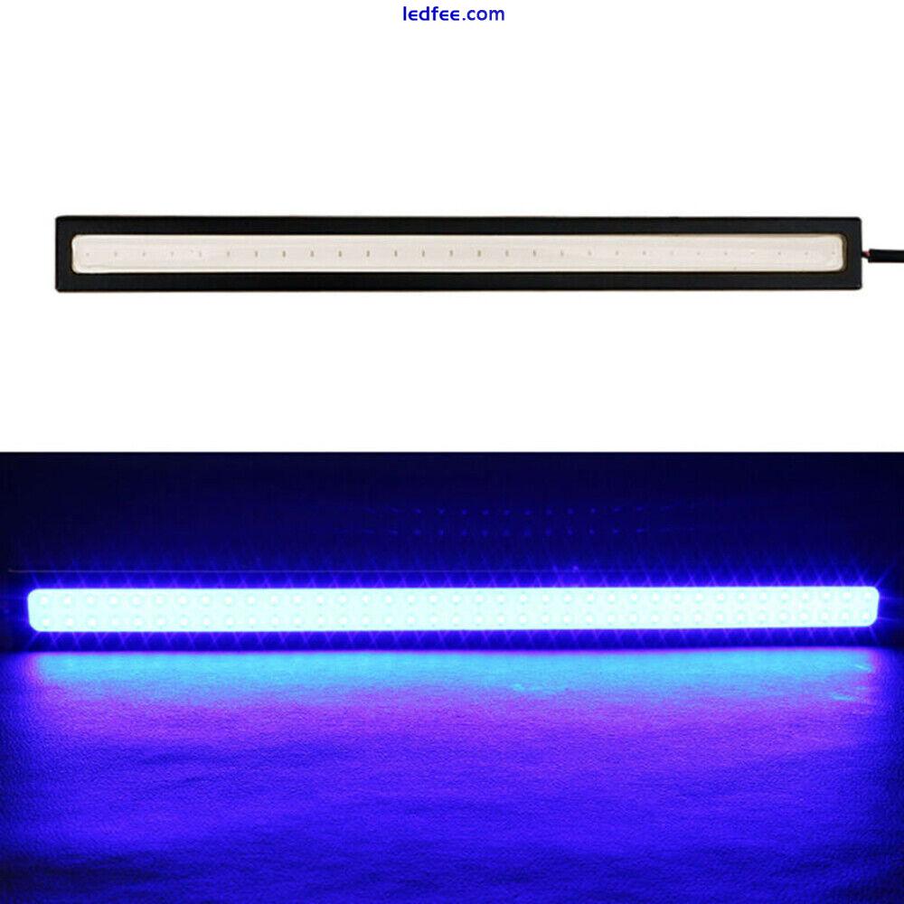 LED Car Interior Strip Lights Bar Lamp Car Van Caravan Boat 12V In 4 Color UK 3 