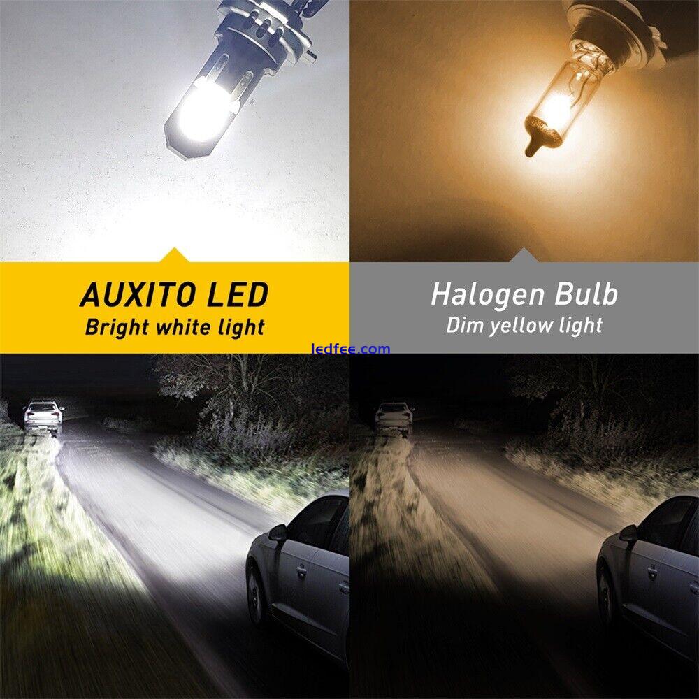 2 PCS LED H7 Headlight High Low Beam Light 6500K Bulb White Car Auto Accessories 3 