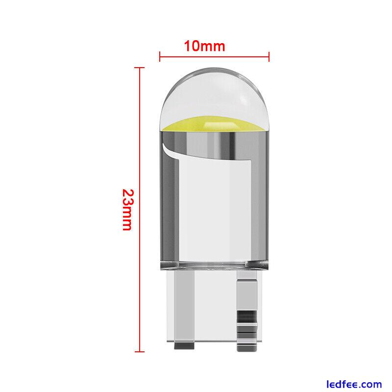 1x T10 501 W5W LED Bulb Next Generation Capless Side Light 7-Colours 0 