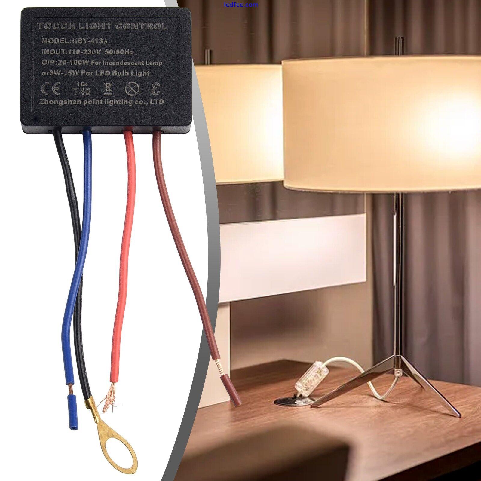 Touch Switch Control Dimmer Replacement Table Lamp 220V 3-way Accessory 0 