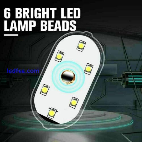 Car Interior Wireless LED Light Touch Sensor Auto Ambient USB RGB Lamp Light 4 