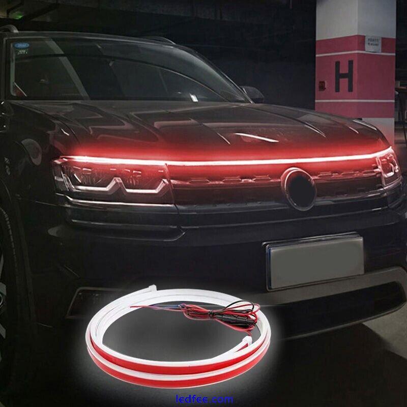 Car Hood Light Strip Dynamic Scan Led Lighting For Ford Lamp Lights Accessories 0 