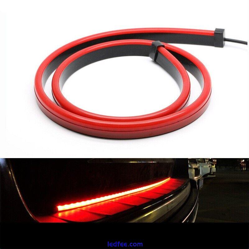 LED Strip Brake Bar Rear Tail Red High Reverse Stop Signal Light Car Accessories 4 