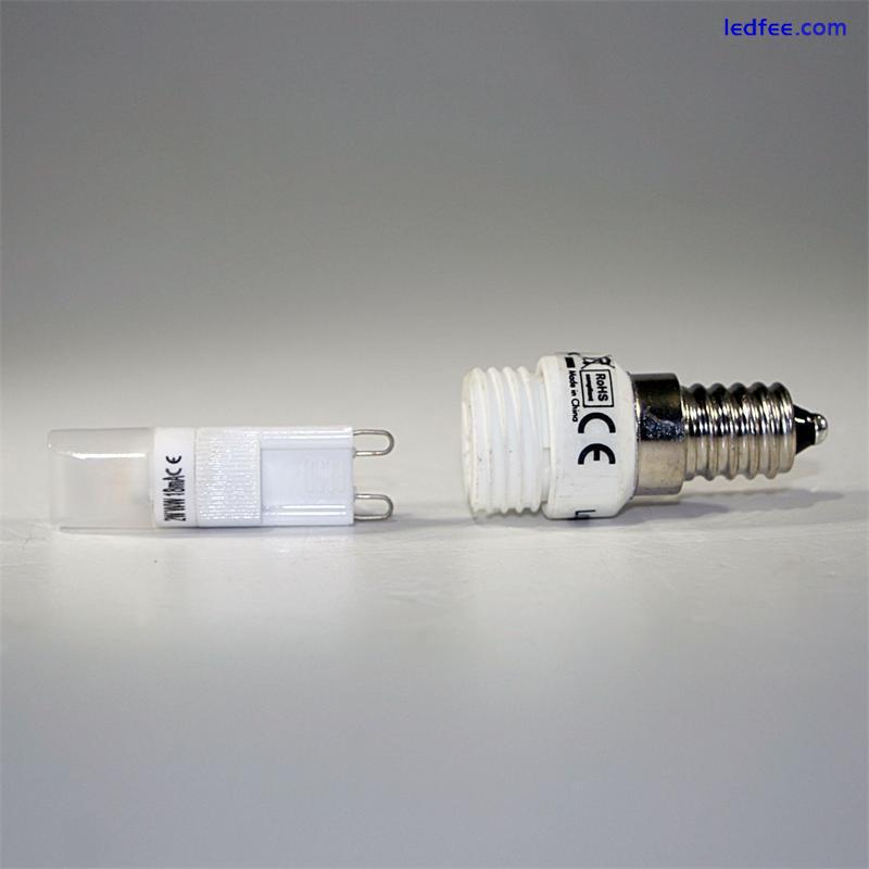 Lampensockel Adapter G9 zu E14 Leuchtmitteladapter Adaptersockel LED Konverter 3 