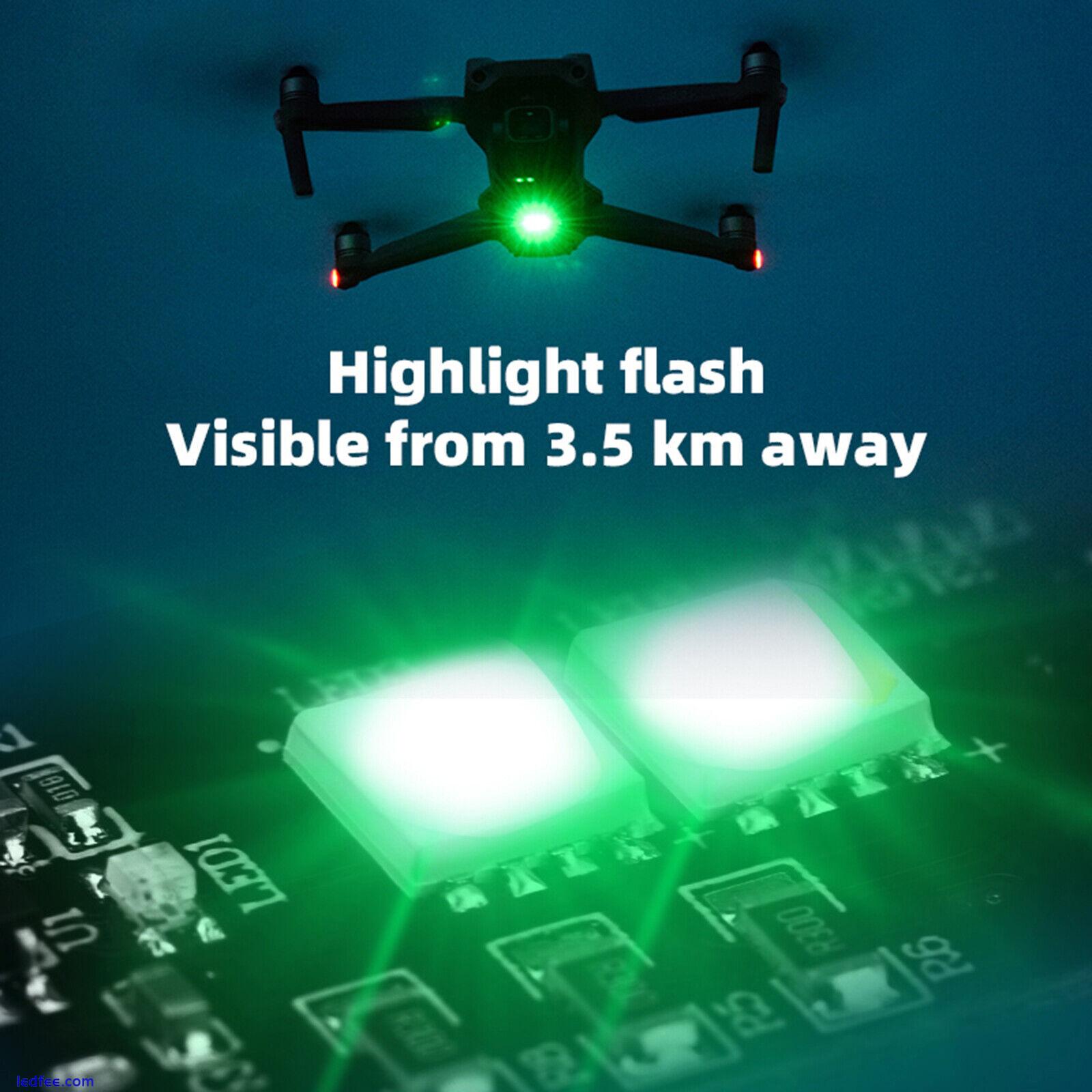 Night Flight LED Light Lamp Accessories For DJI Mavic Mini 2/1/Air 2 Pro Drone ~ 4 