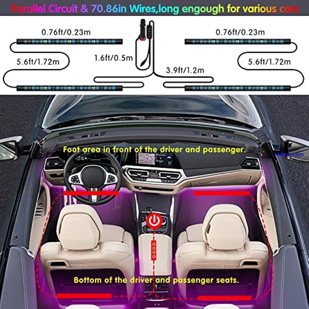 Interior Car Lights Keepsmile Car Accessories Car Led Lights APP Control with Re 5 