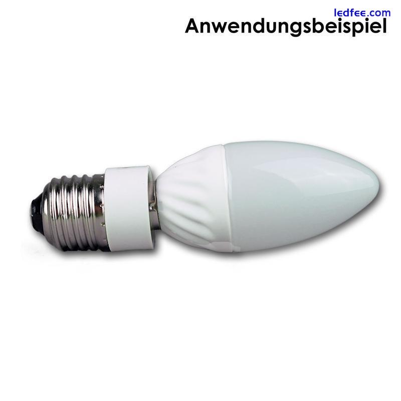 Lampensockel Adapter E27 zu E14 Leuchtmitteladapter Adaptersockel LED Konverter 4 