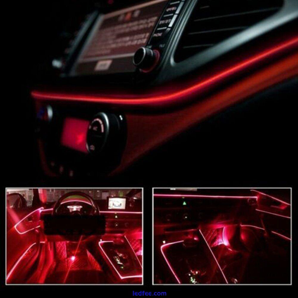 5M LED Car Interior Atmosphere Decorative Wire Strip Light Lamp Accessories D 3 