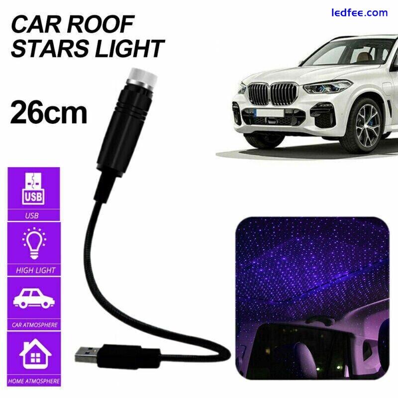 USB Car Atmosphere Lamp Ambient Star Light LED Projector Lamp Accessories US 0 