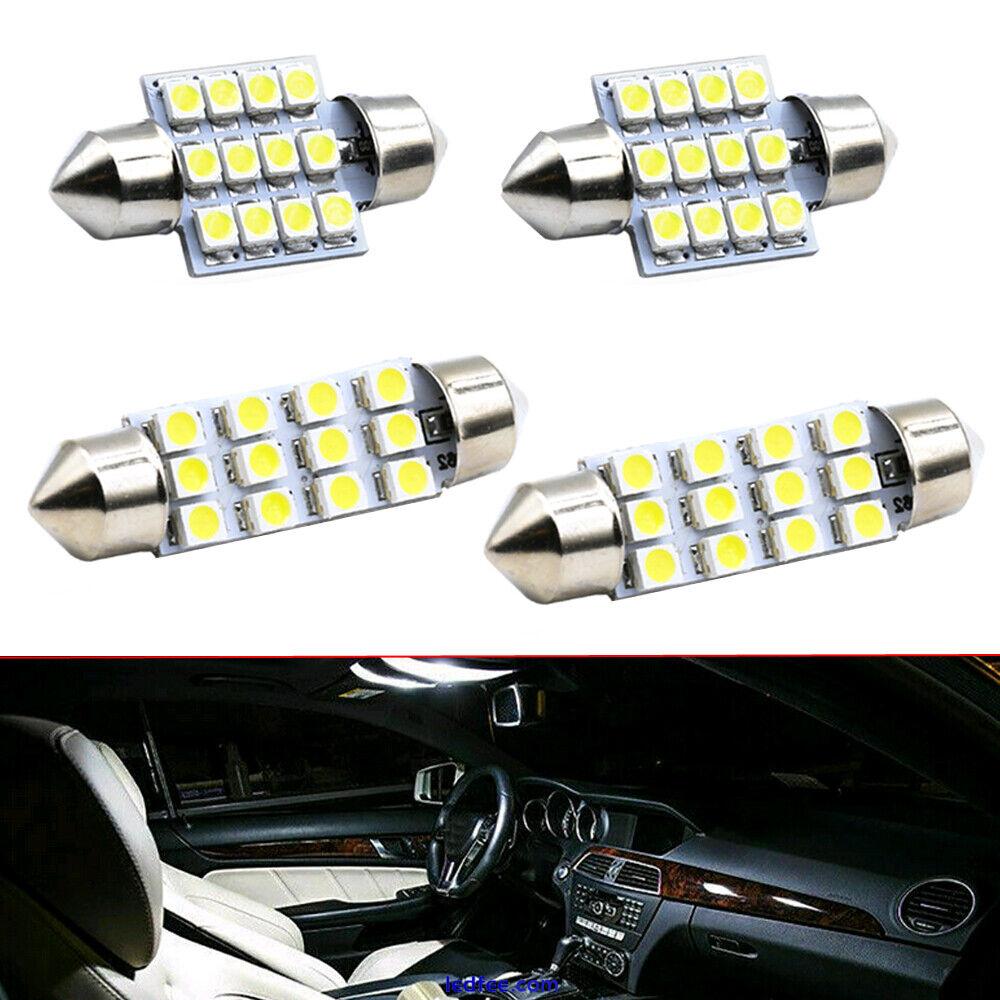 20pcs LED Car Interior Accessories Light For Dome Map Door License Plate Lights 1 