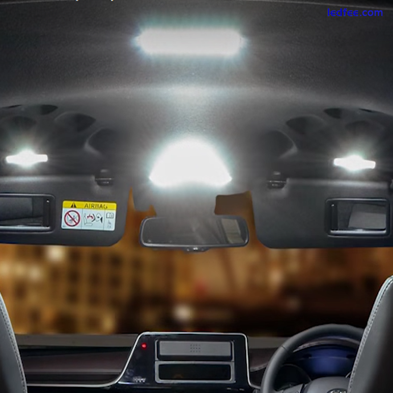 Toyota CH-R LED Interior Kit Premium 6 SMD White Error Free Bulbs 3 