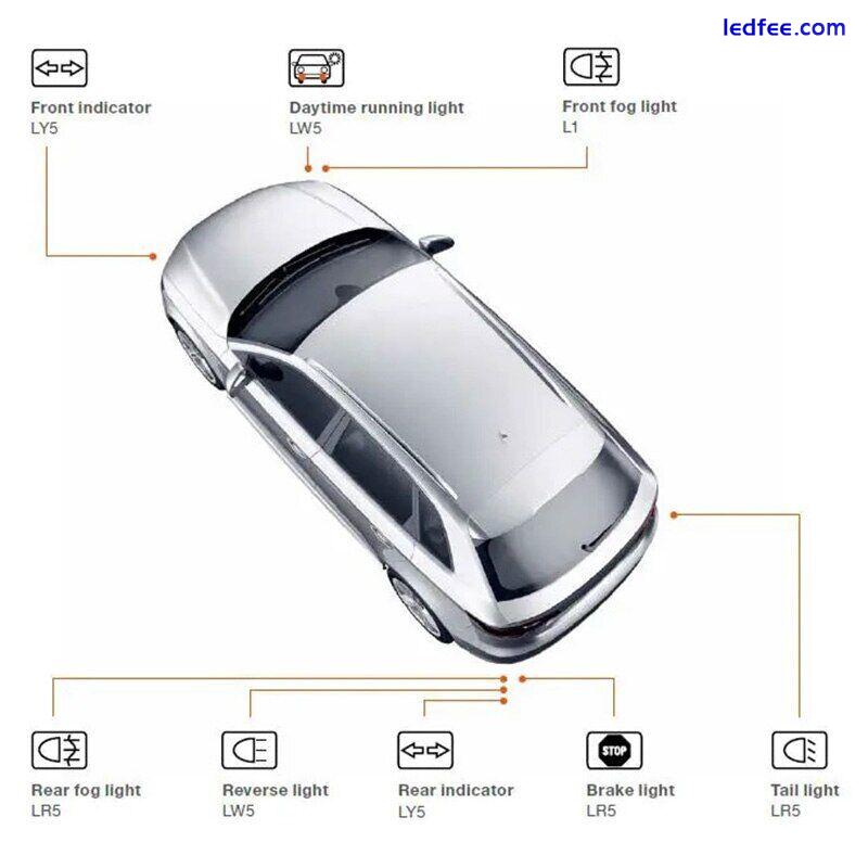 OSRAM LED XLS LW5 Car White Signal Lamp Reverse Light LW5B A0A LED Light Source 4 