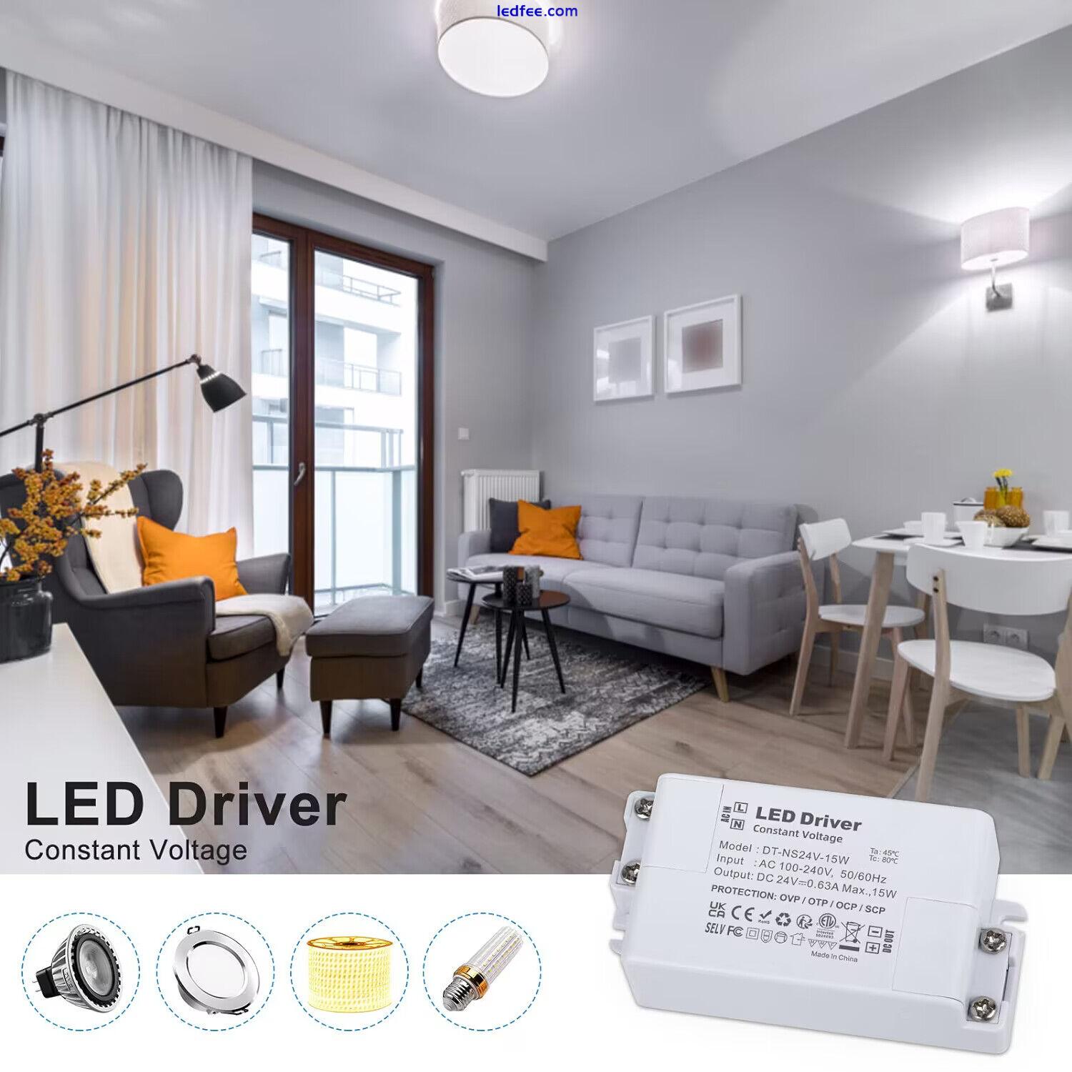 YAYZA! LED Driver 24V 15W, 240V to 24V LED Transformer 1.6A, IP44 Low Voltage P 5 