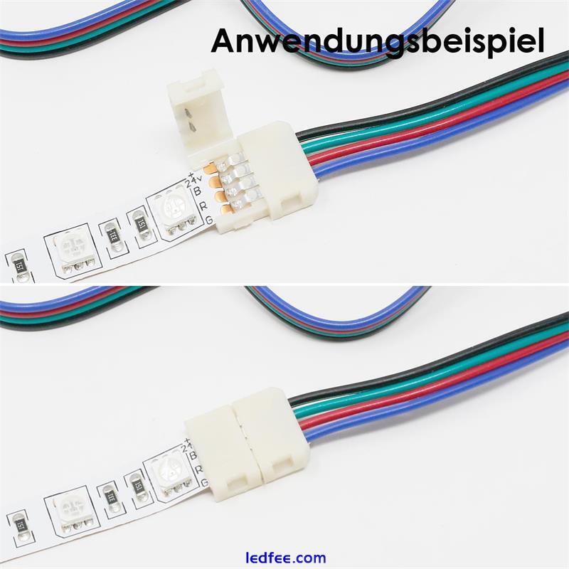Schnell-Anschlusskabel für RGB SMD LED Stripe Streifen, Anschluss-Kabel 15cm 3 
