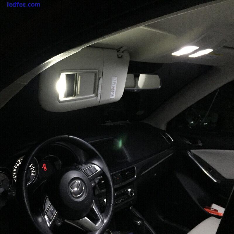 Mazda 6 GH LED Interior Premium Kit 10 SMD Bulbs White Error Free 2007-2012 1 