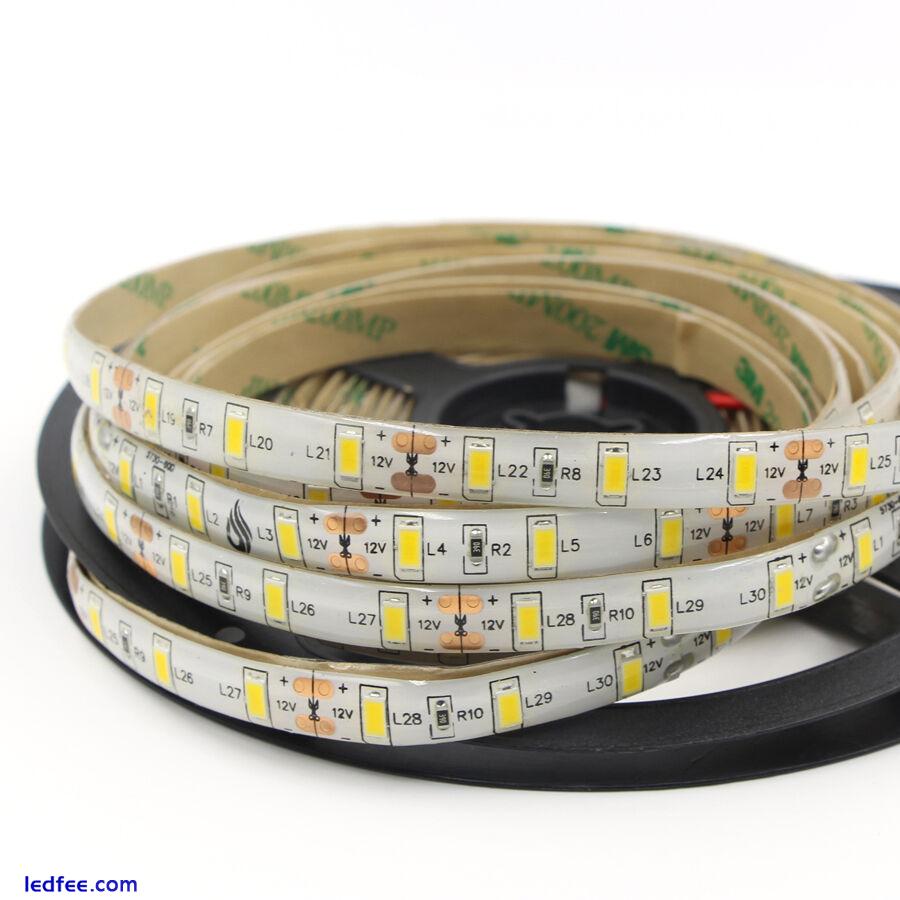 led strip 5630 5730 DC 12V waterproof tape light 60led/m 120led/m rope stripe 5m 3 