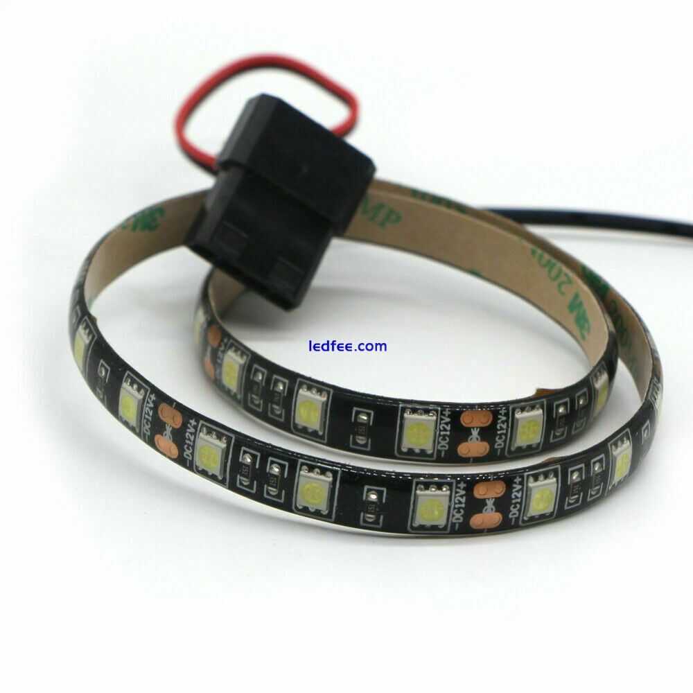 PC led strip Computer Case Adhesive tape Light 5050 SMD Flexible 12V molex sata 0 