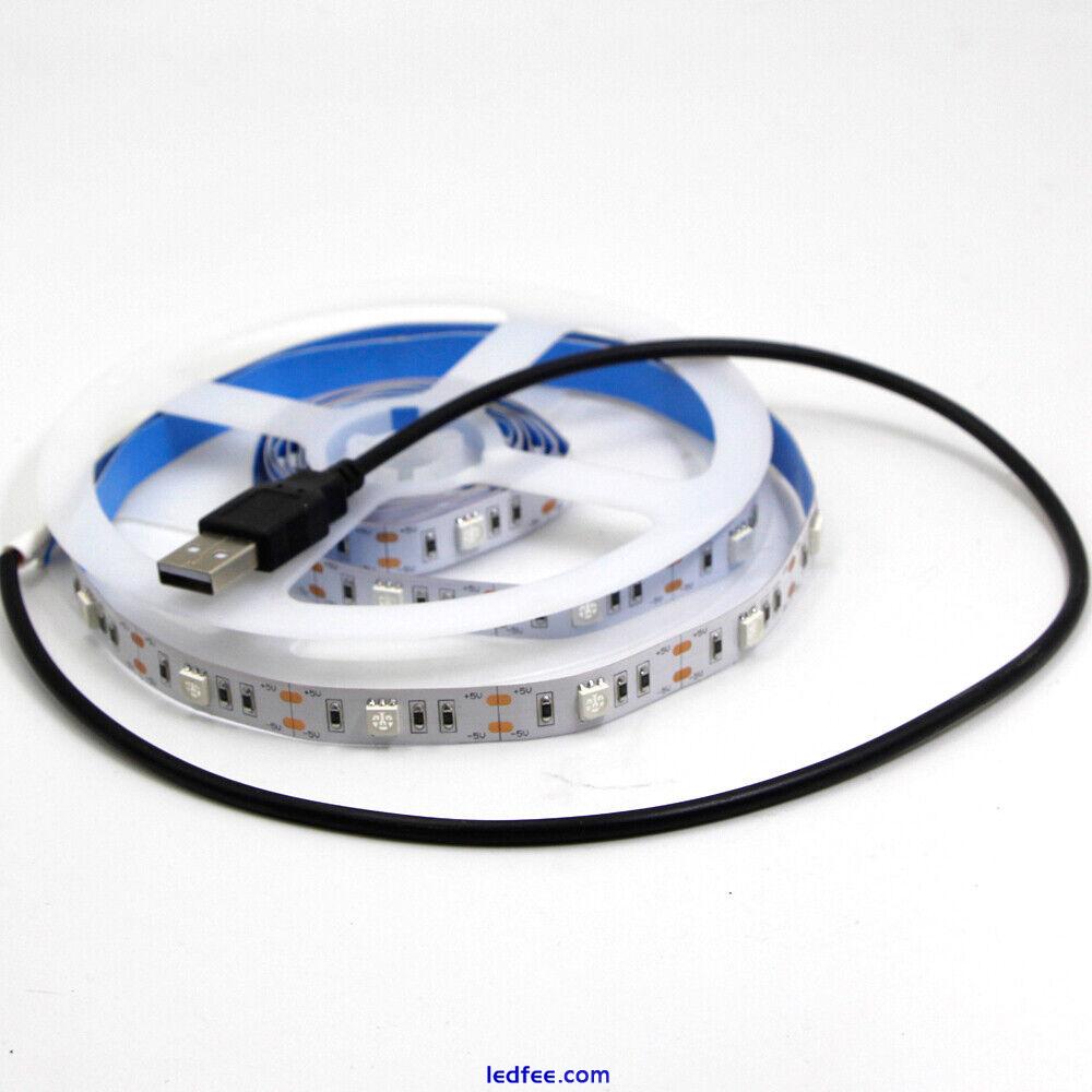 5V UV Ultraviolet LED Strip Light Tape Lights SMD 5050 LEDs Blacklight With USB  0 