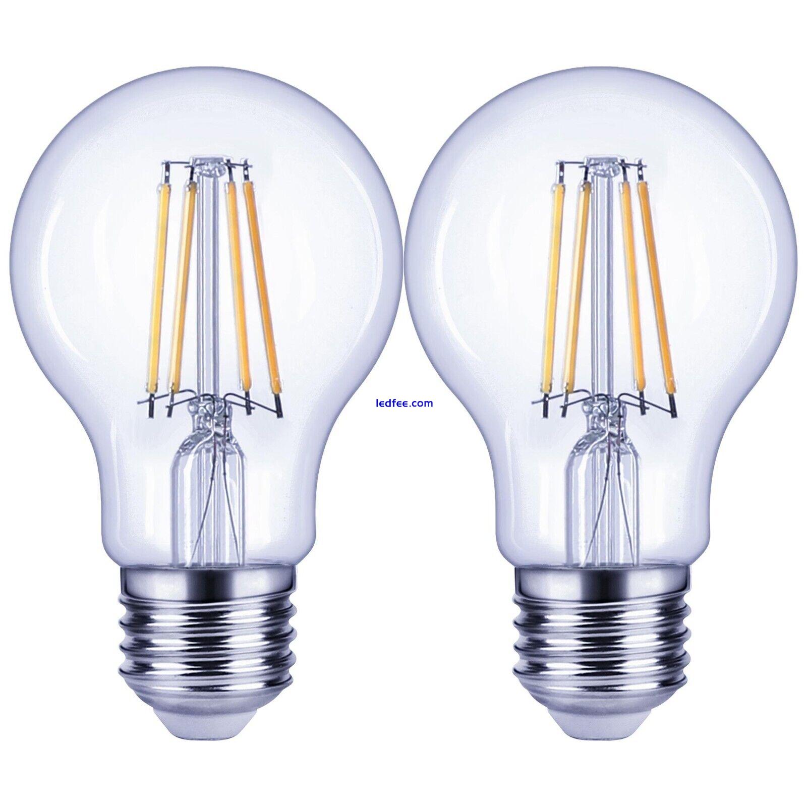 E27 LED Bulb 3.4W 2-20pack Equivalent to 40W Large Screw ES Globe Filament Lamp 3 