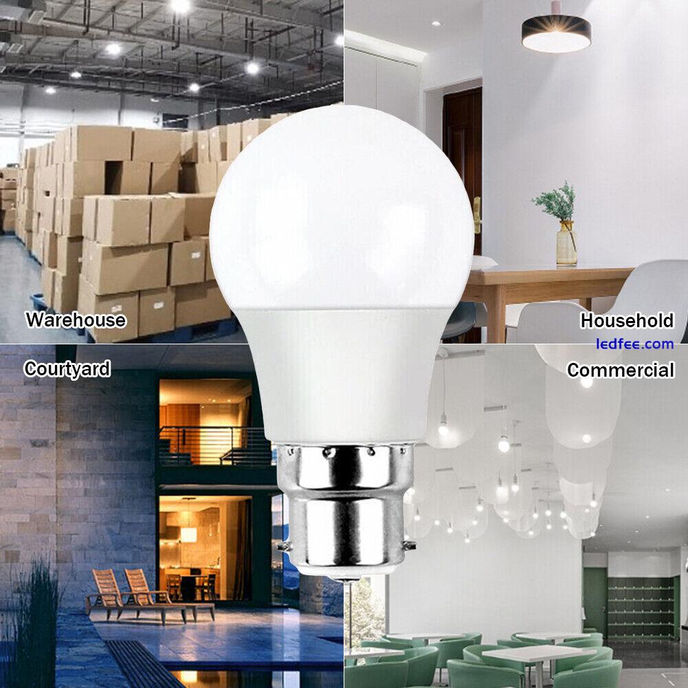 UK LED B22 High Lumen Bulb 3000K/6500K Daylight Bulbs for RV House Garden Landsc 3 