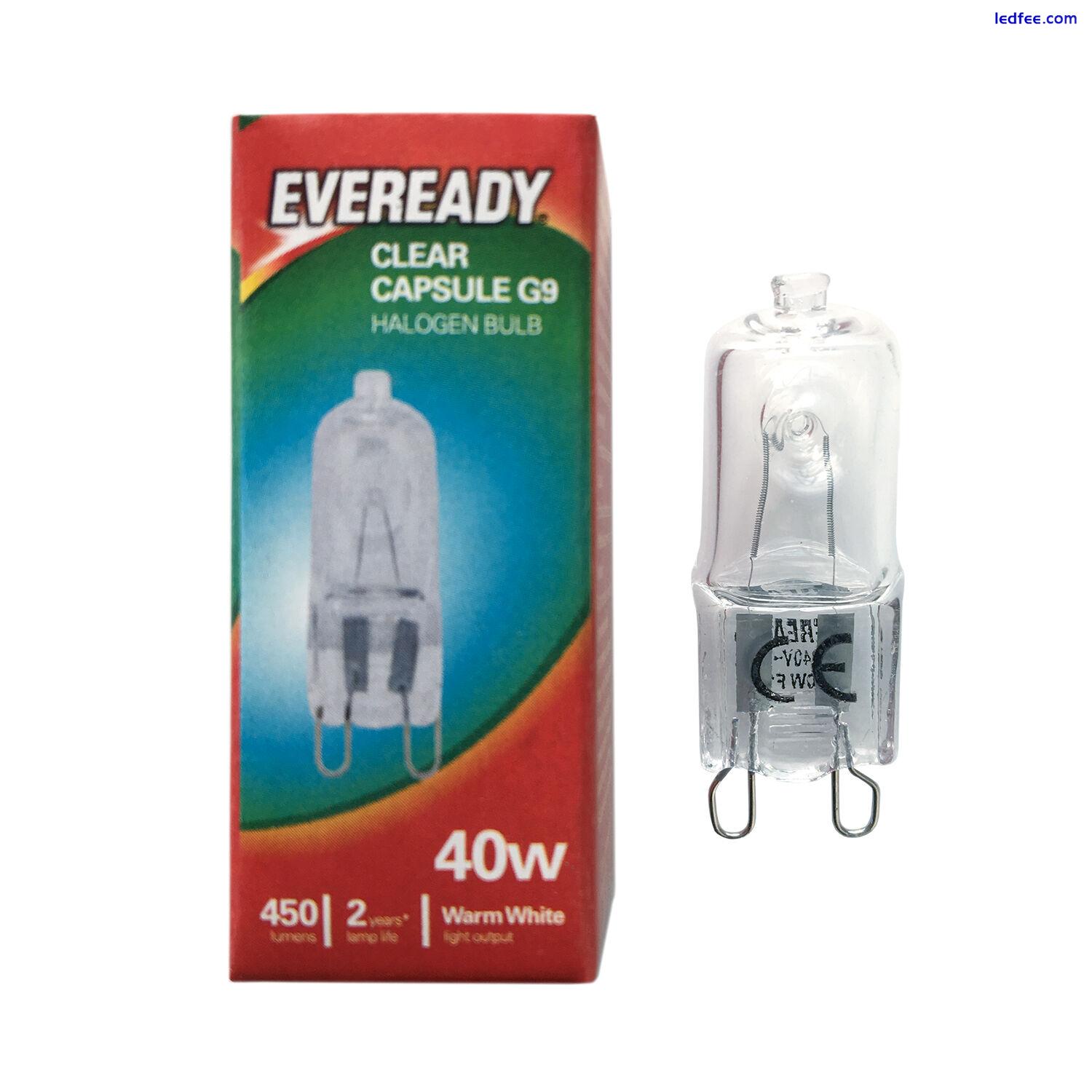 Kosnic/Eveready G9 LED HALOGEN 18w=25w,25w/40w 29w/33=40w/42w=60w DIMMABLE bulbs 3 