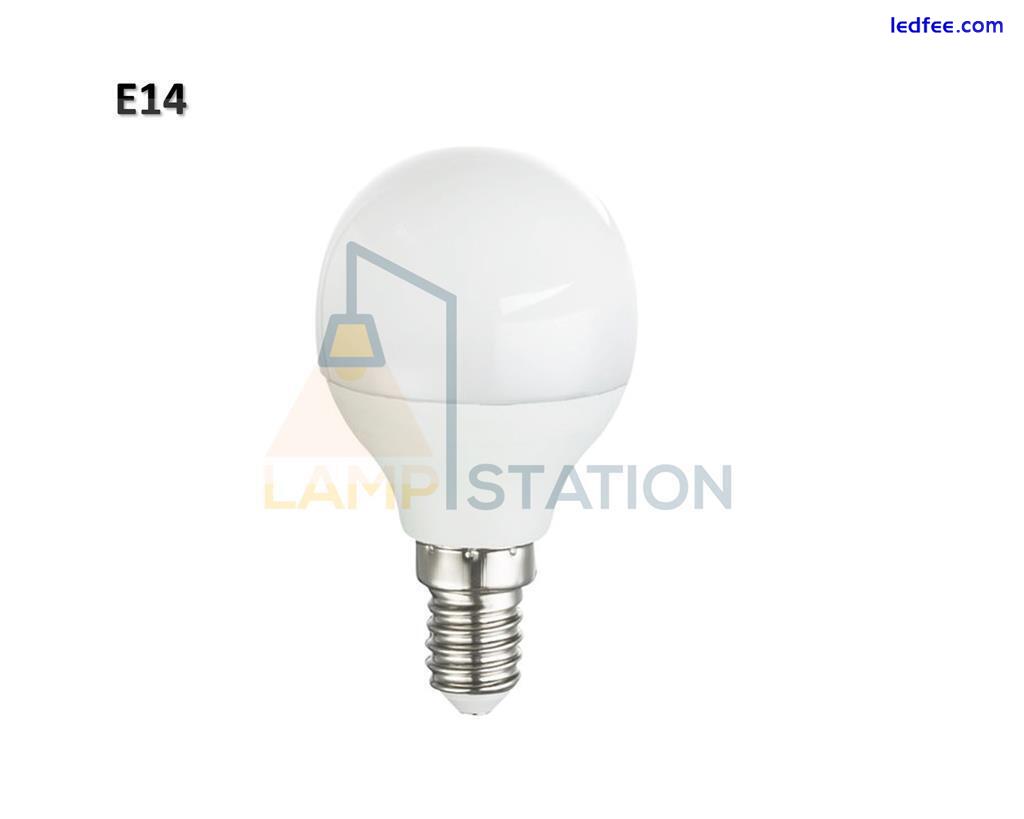 Bulb LED Golfball EnergySavingE14 E27 B15 B22 Lamp 5.5W Cool WarmWhite Daylight 2 
