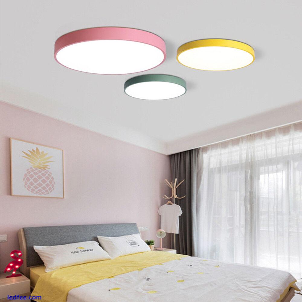 Ultra-thin Modern LED Ceiling Lights Aisle Bedside Fixtures Chandeliers Flush 1 
