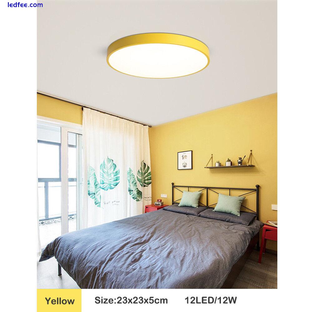 Ultra-thin Modern LED Ceiling Lights Aisle Bedside Fixtures Chandeliers Flush 3 