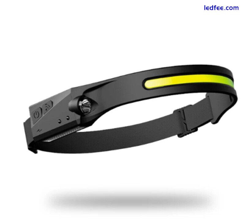 Head Torch Rechargeable Go Beam 230° Head Lamp Bar LED Headlamp Head Light 0 