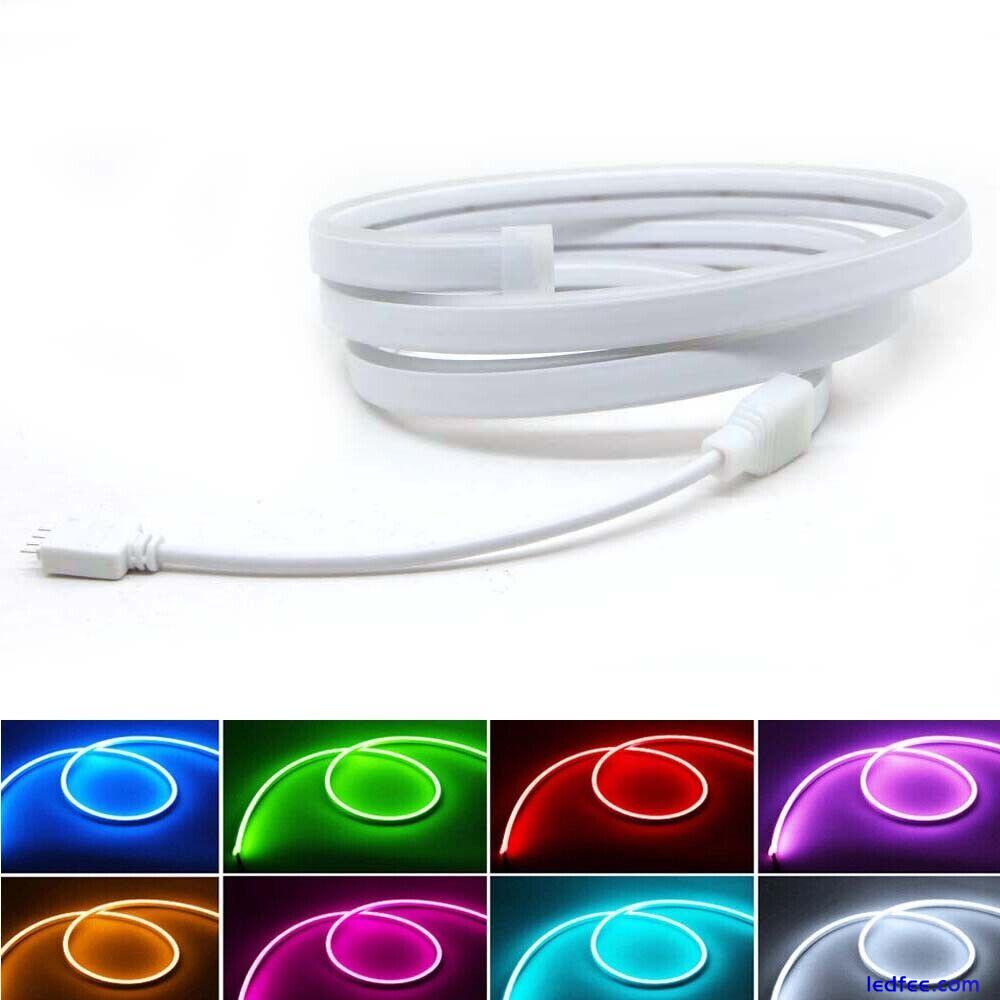 WIFI RGB Dimmable LED strip Light Party Neon Flex Rope Bar Sign Alexa Smart lamp 0 