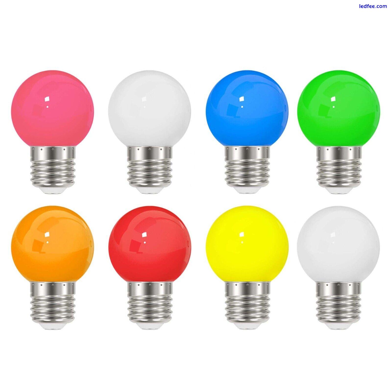 5pcs 3W E27 Screw LED Globe Light Bulbs Garden Party Wedding Festoon Lights 0 