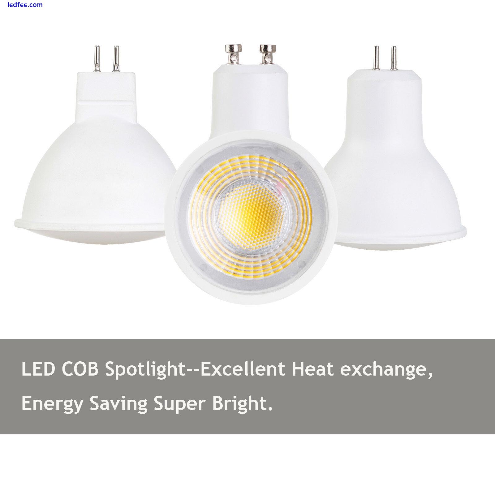 White LED Spotlight Bulb GU10 MR16 GU5.3 5W 6W 7W 9W Light AC 220V DC 12V Lamps 1 