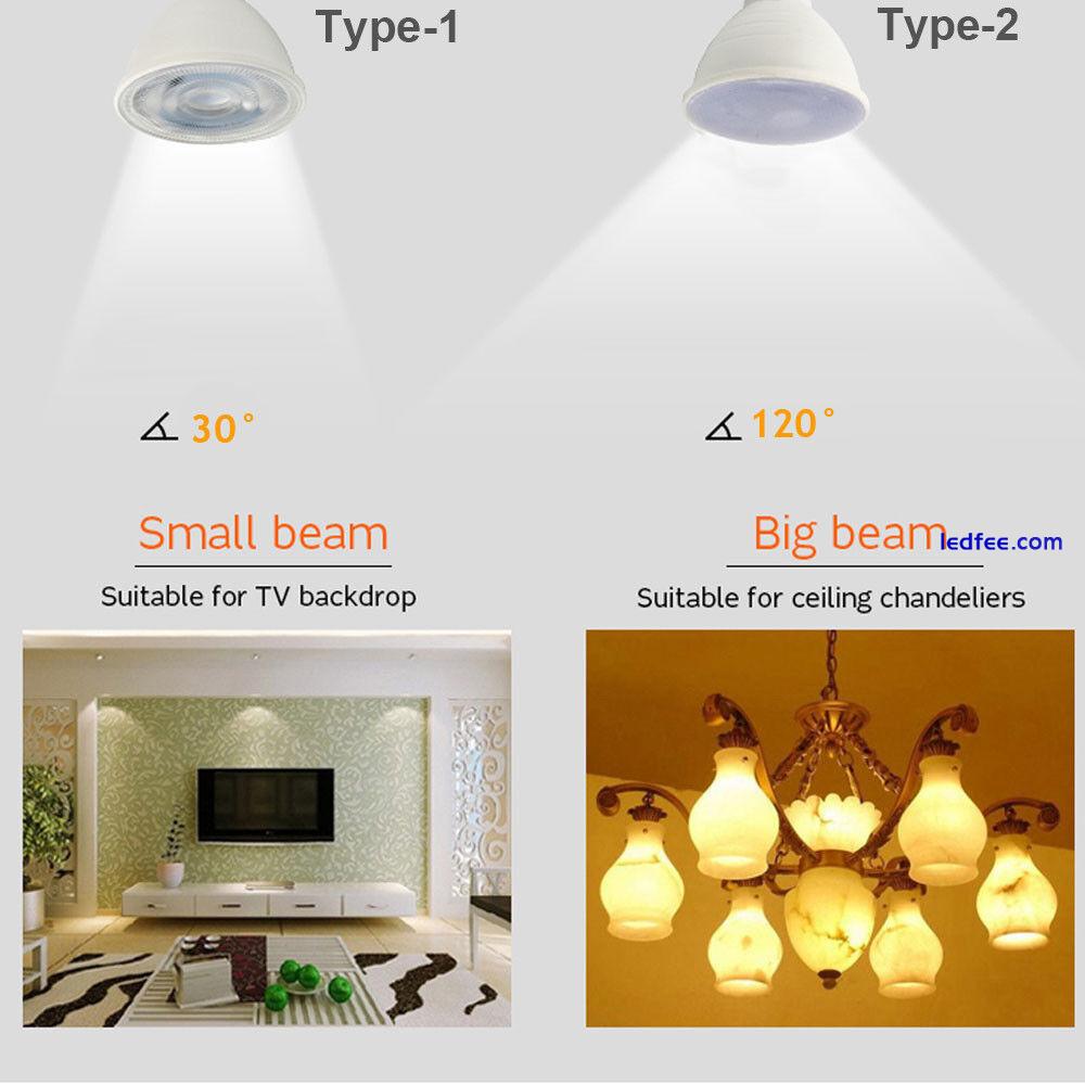 White LED Spotlight Bulb GU10 MR16 GU5.3 5W 6W 7W 9W Light AC 220V DC 12V Lamps 3 