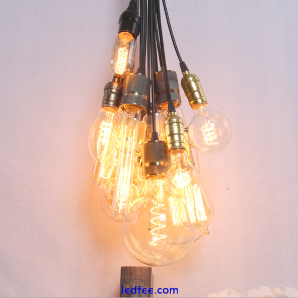 Vintage E27 40W LED Edison Bulbs Filament Light Home Shop Decor Warm White Lamps 1 
